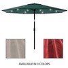 Nature Spring Nature Spring 10 Foot Patio Umbrella LED Lights, Green 918332NFZ